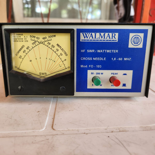 Wattimetro Roimetro Agujas Cruzadas Walmar Fo103 Hf + 6m (Usado)