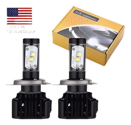 8000lm 80w De Alta Potencia Led H4 9003 Linterna Kit Hi/lo L