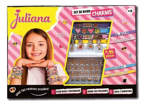 Juliana Set Bijou Charms Decora Pulseras Jul079