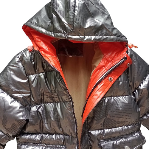 Campera Inflable Niños Forrada Con Pana Por Dentro