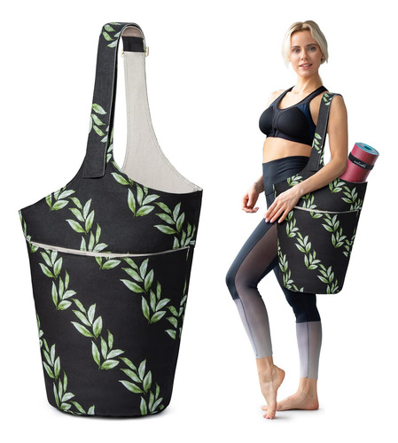 Bolsa Para Esterilla De Yoga Sudorosa - Se Adapta A La Mayor