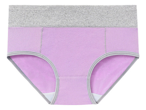 Calzoncillo Mujer Cintura Alta Braga Cómoda Algodón 5 Piezas