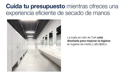 Imagen 4 de 9 de Toalla Jumbo Universal 2 Rollos × 250 Metros Tork To55004