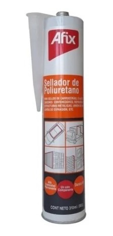 Sellador De Poliuretano X 310ml Pack X 6 Afix - Ism -