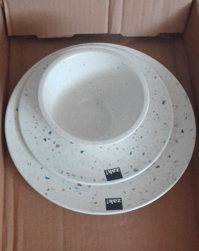 Vajilla De Melamina Resistente 12 Piezas