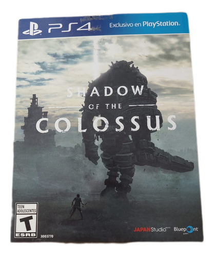 Shadow Of The Colossus (ps4 Remake) Standard Edition Físico (Usado)