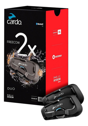 Intercomunicador Cardo Freecom 2x Jbl Duplo Original Novo