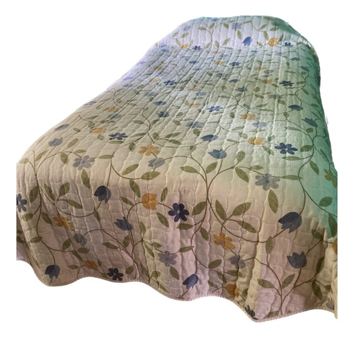 Cubrecama Tipo Quilt 1,5 Plazas 