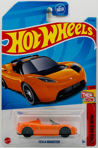 Hot Wheels # 6/10 - Tesla Roadster - 1/64 - Hkj44