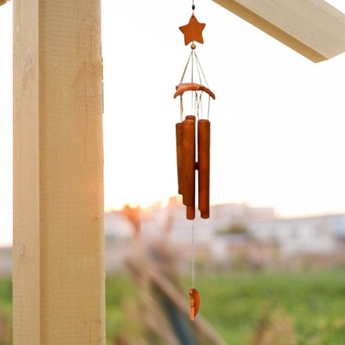 Campanas De Viento De Bambú, Regalo Para Jardín,