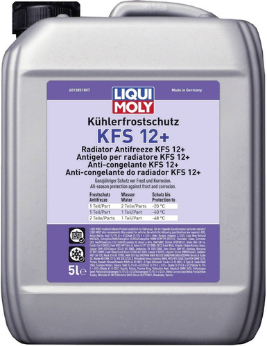 Refrigerante Liqui Moly Kfs 12 + 5l