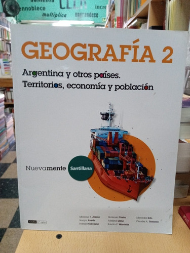 Geografía 2 Nuevamente Santillana - Usado - Devoto