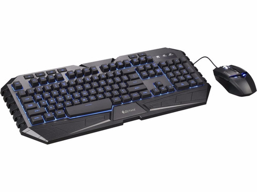 Kit Teclado E Mouse Combo Jogos Cooler Master Octane 7 Cores