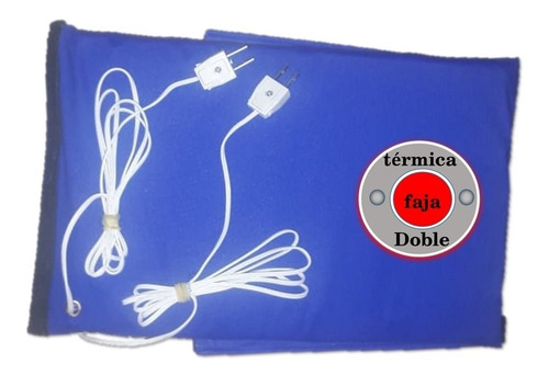 Faja Termica Doble Electrica (piernas Y Abdomen)