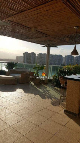 Imagem 7 de 28 de Cobertura Com 4 Dormitórios À Venda, 320 M² Por R$ 3.099.000,00 - Barra Da Tijuca - Rio De Janeiro/rj - Co0268