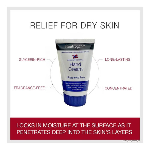 Crema De Manos Neutrogena Norwegian Formula 60 Ml Sin Fragan