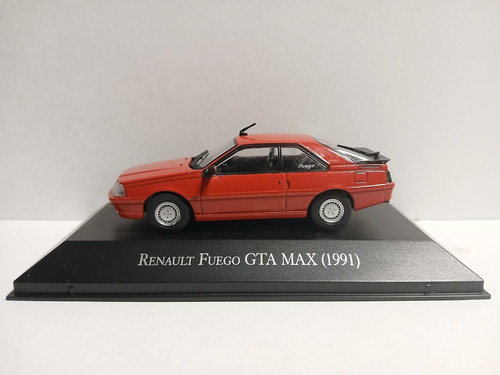 Autos Inolvidables Argentinos Salvat 1.43 + Tapa De Acrílico Renault Fuego Gta Max 1991