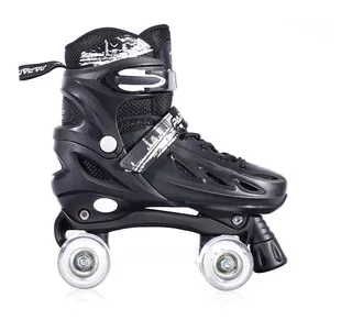 Patines Bota Dura Extensibles Artistico Ruedas Siliconadas