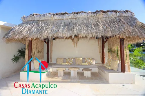 Cad Tres Vistas. Terraza Con Asoleadero, Alberca Privada, Palapa Y Preciosa Vista Al Mar