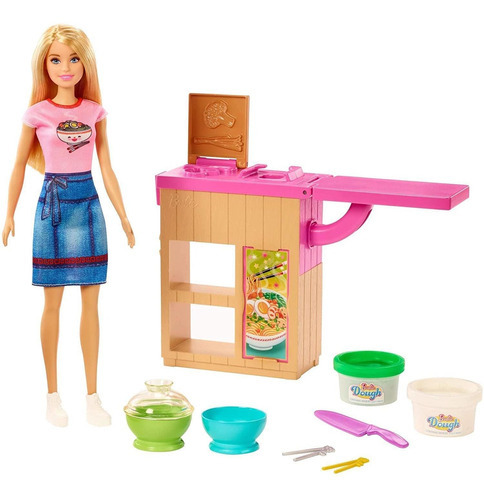 Máquina de fideos Barbie Barbie y Playset Barbie Mattel 887961831856