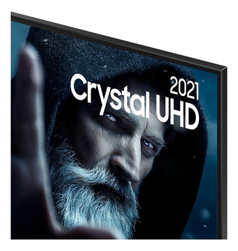Smart TV de 65" Samsung Crystal UN65AU9000 com tela LED 4K - preto