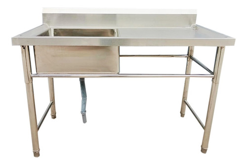 Lavafondo Acero Inox  120x60cm Secado Derecho 1822 /dechaus