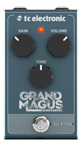 Pedal Tc Electronic Grand Magus Distortion Para Guitarra 9v Cor Azul