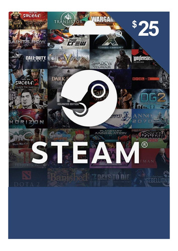 Steam 25 Tarjeta De Regalo Codigo Digital Original