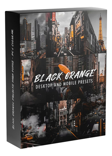 Black Orange Presets Para Fotos - Pc E Celular