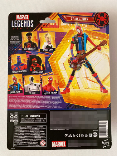 Spider Punk Marvel Legends Across The Spiderverse Spiderpunk (Usado)