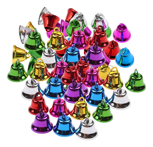 50 Uds. De Dijes Colgantes De Campanas Artesanales, 16mm