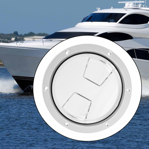 Boat Hatch With 6 Inch O-rings Clear
