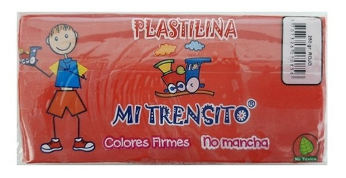 Plastilina Barra Mi Trensito Rojo 250gr