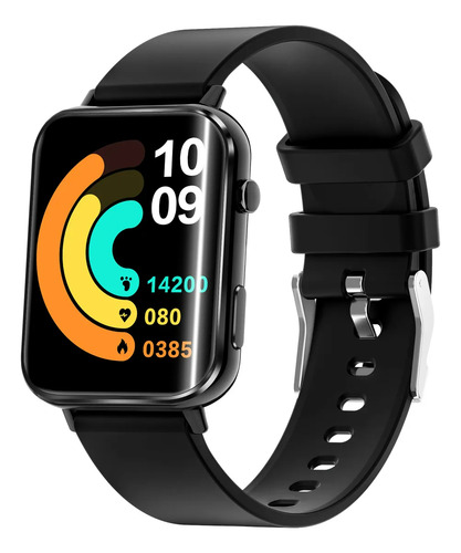 Reloj Smartwatch Axia Foxbox Premium Cardio Pantalla Amoled Negro