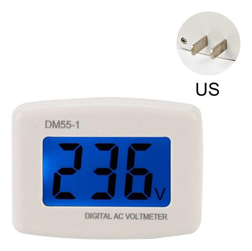 Us Enchufe 80-300v Voltímetro Digital 110v 220v Voltaje
