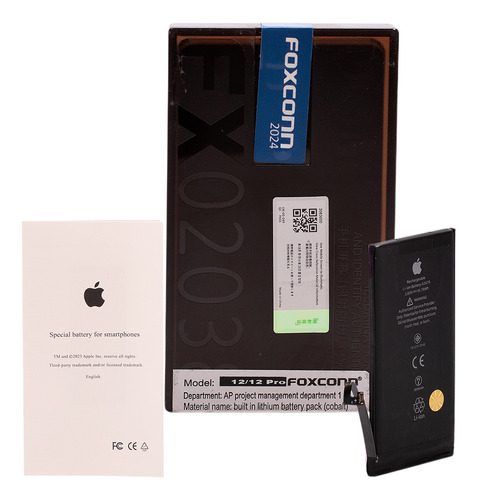 B-a_teira Compatível iPhone 12 Ou 12 Pro Foxconn Garantia