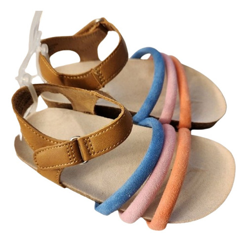 $ Sandalias Chanclas Huaraches Marca Old Navy Rainbow Niña.