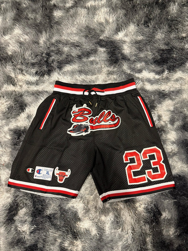 Short Nba Chicago Bulls Talle Xl Negro Xl