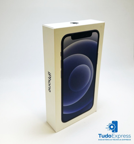 Imagem 1 de 1 de Apple - Caixa iPhone 12, 256gb, Preto