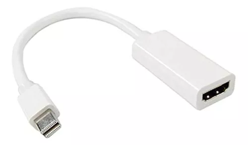 Adaptador Mini Displayport/ Thunderbolt a HDMI Steren 506-410 Color Blanco