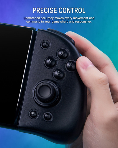 Joystick Funlab Luminous Switch Joypad Inalámbrico Control Para Nintendo Switch Color Negro