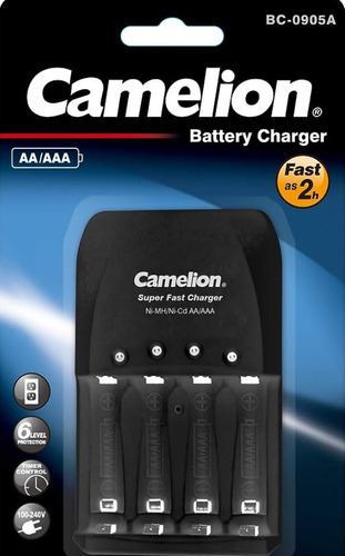 Camelion Bc-0905a Carga Rapida + 4pilas 2700 Mah