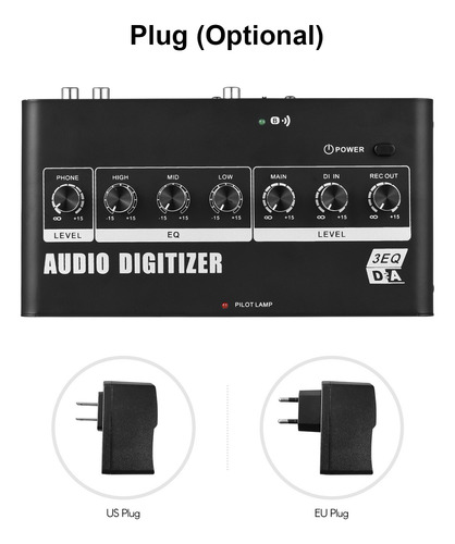 Convertidor De Audio, Salida Analógica A Digital, Conversor,
