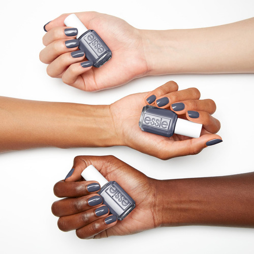 Esmalte De Uñas Essie Toned Down Steel Grey Cream Finish