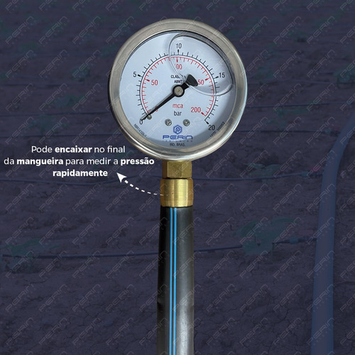 Agulha Para Manômetro De Pressão Roscavel