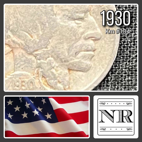Estados Unidos - 5 Cents - Año 1930 - Km #134 - Buffalo