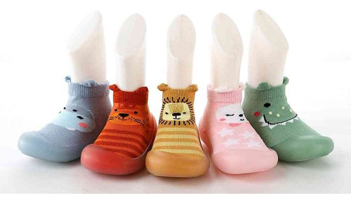 Genial Medias Para Bebe Con Suela Zapatos Anti Deslizante 