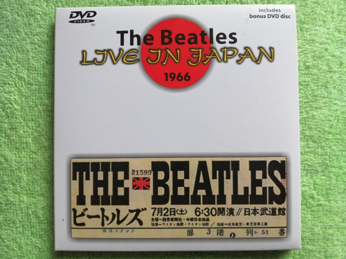 Eam Cd + Dvd The Beatles Live In Japan '66 Nippon Hall Tokyo