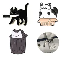 Comprar Broches De Colección De Gatos Alfileres De Esmalte De Gatito