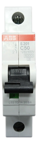 S201-c50 Interrup. 1 Polo 50 A Abb